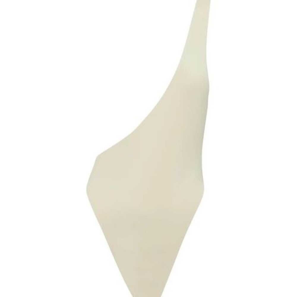 Myra Swim Flint Asymmetrical One Shoulder Ivory One Piece‎ NWT- Sz M